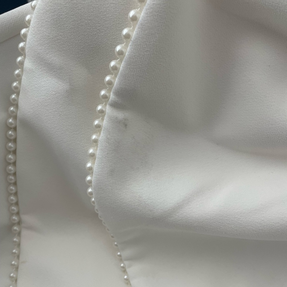 CARRIE MINI DRESS - IVORY - Picture 9 of 10